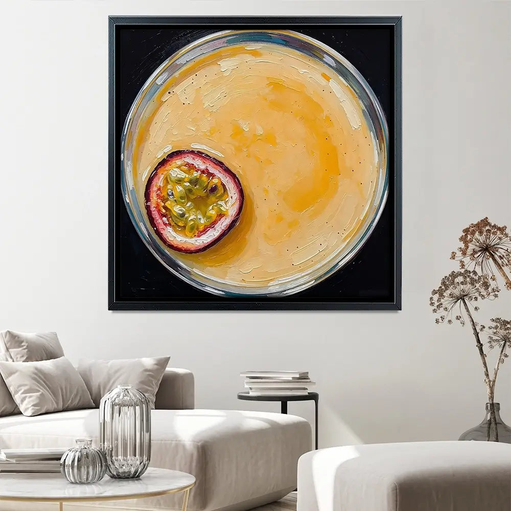 Pornstar Martini Cocktail Square Canvas Print Pornstar Martini Cocktail Square Canvas Print wall art product David Alexander Elder