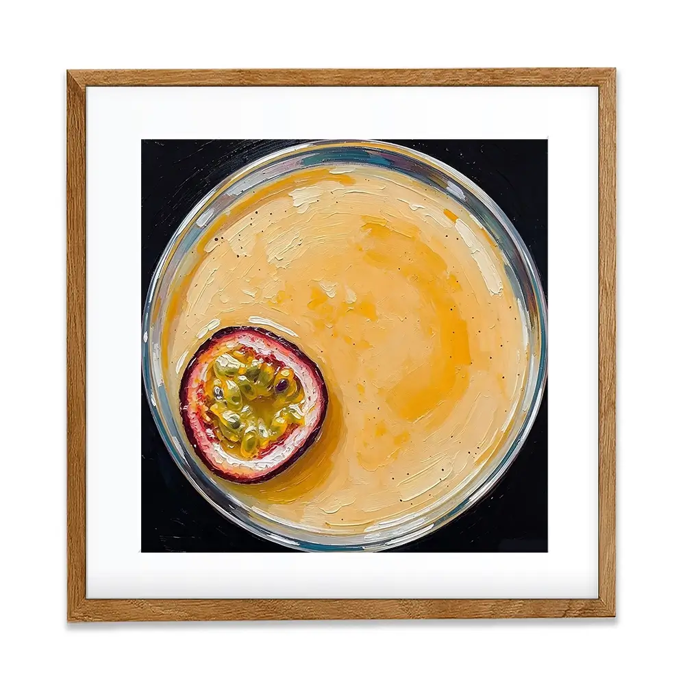 Pornstar Martini Cocktail Square Framed Art Print Pornstar Martini Cocktail Square Framed Art Print wall art product David Alexander Elder