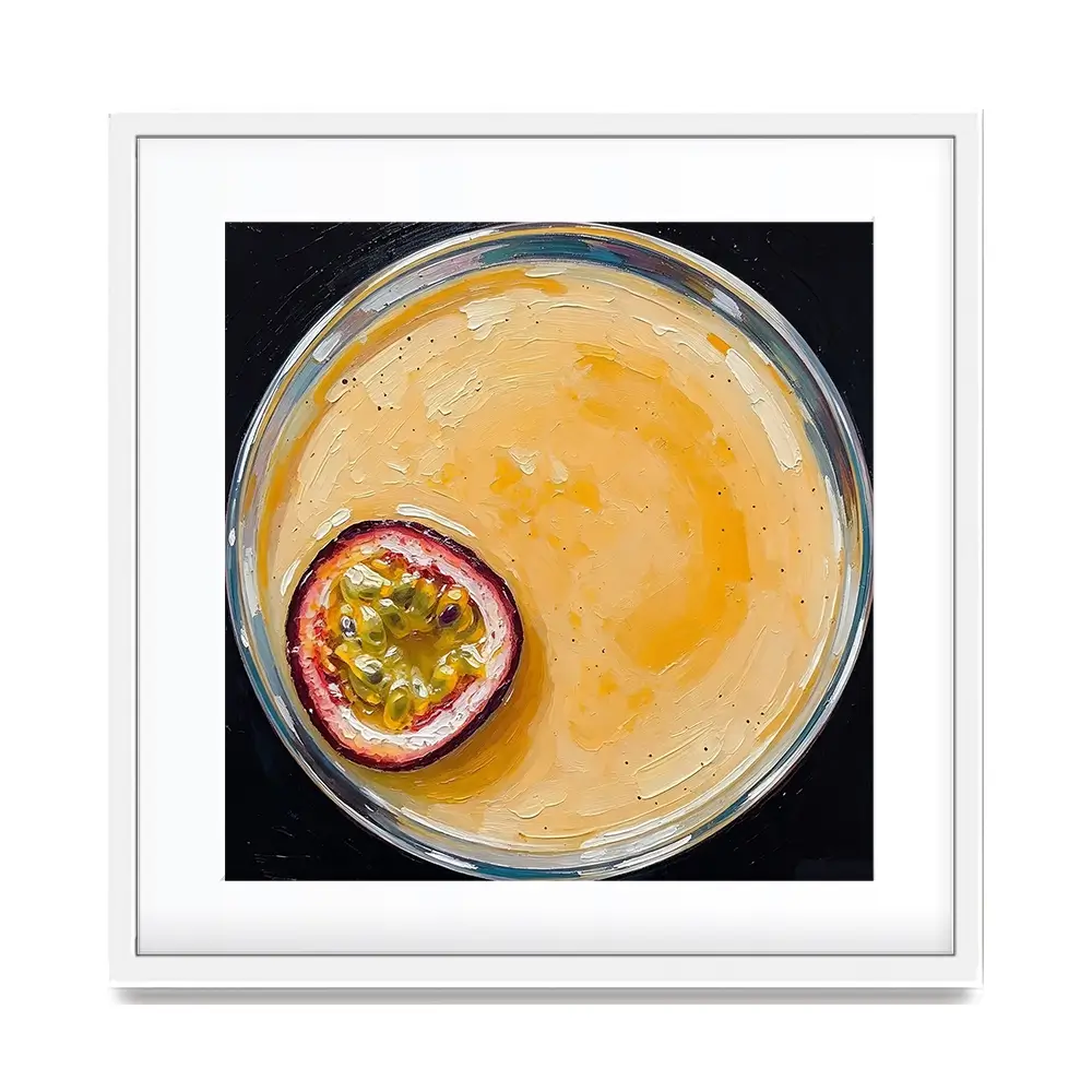 Pornstar Martini Cocktail Square Framed Art Print Pornstar Martini Cocktail Square Framed Art Print wall art product David Alexander Elder