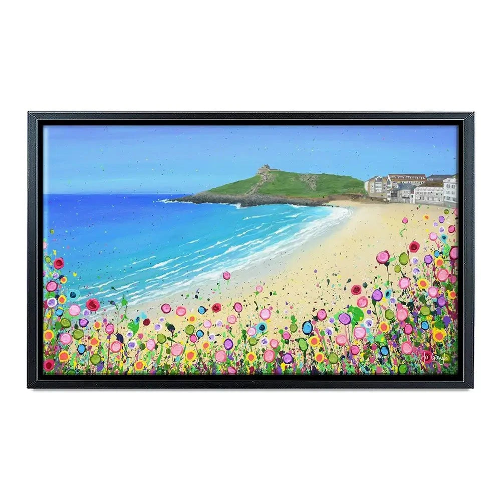 Porthmeor Beach Canvas Print Porthmeor Beach Canvas Print wall art product Jo Gough