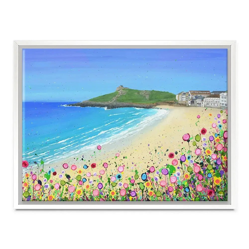 Porthmeor Beach Canvas Print Porthmeor Beach Canvas Print wall art product Jo Gough