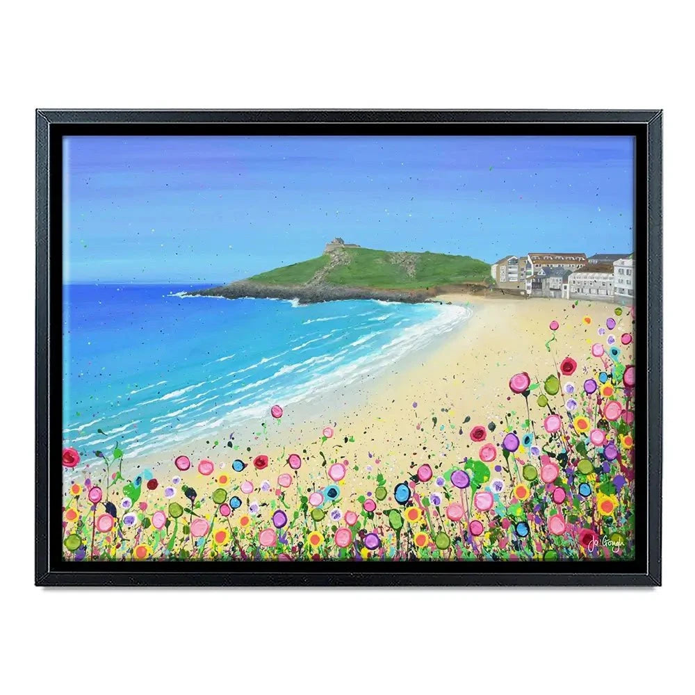 Porthmeor Beach Canvas Print Porthmeor Beach Canvas Print wall art product Jo Gough
