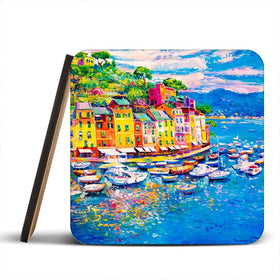 Portofino Coaster Set Portofino Coaster Set wall art product Art Print Shop
