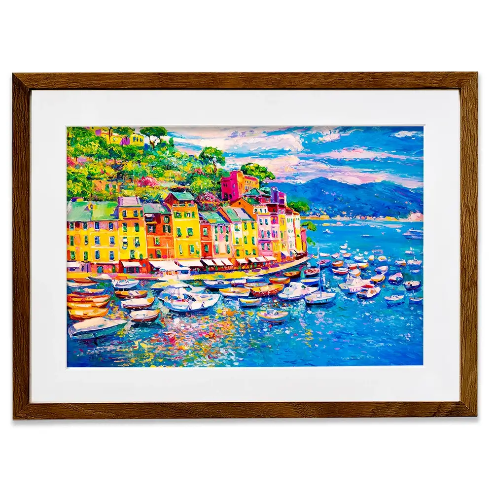 Portofino Framed Art Print Portofino Framed Art Print wall art product Ivailo Nikolov / Shutterstock