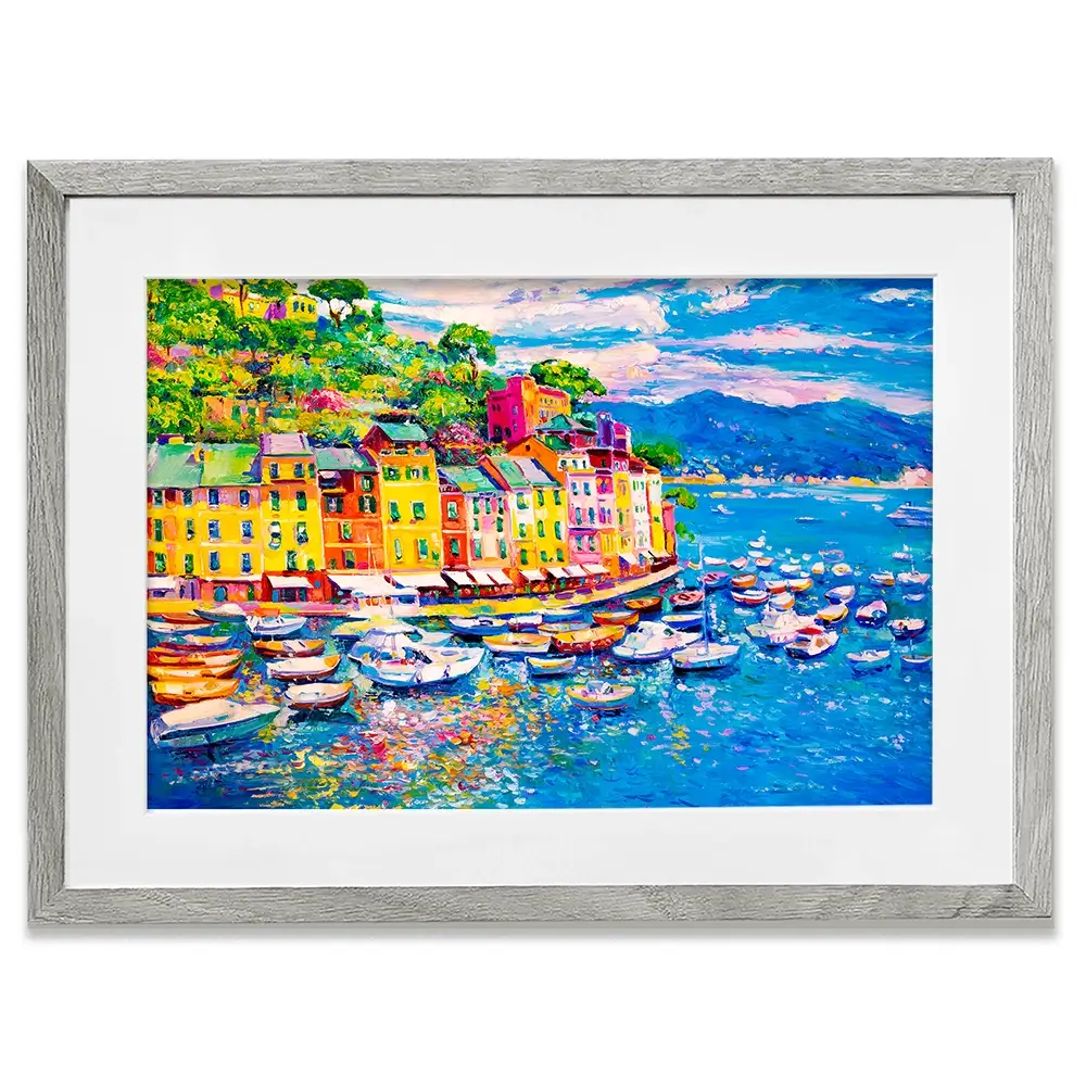 Portofino Framed Art Print Portofino Framed Art Print wall art product Ivailo Nikolov / Shutterstock