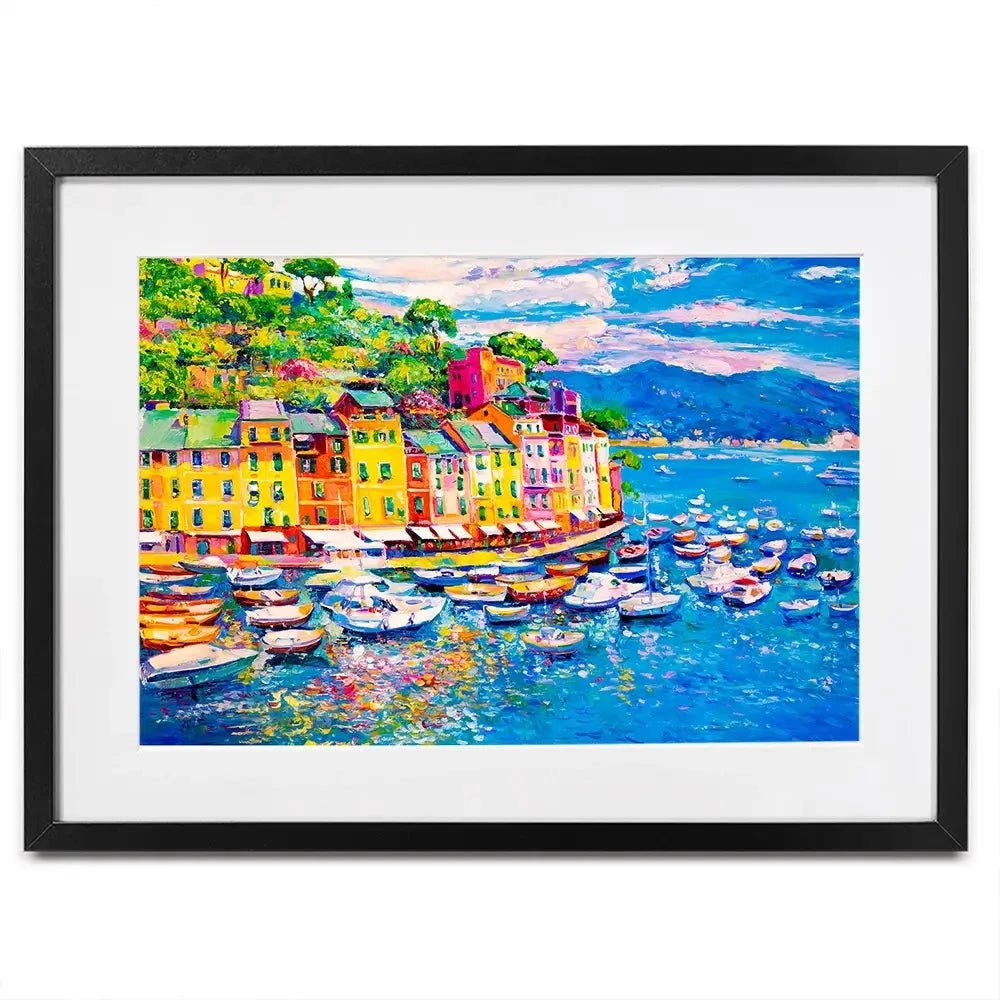 Portofino Framed Art Print Portofino Framed Art Print wall art product Ivailo Nikolov / Shutterstock