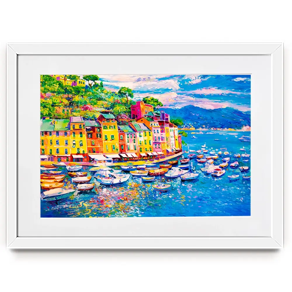 Portofino Framed Art Print Portofino Framed Art Print wall art product Ivailo Nikolov / Shutterstock