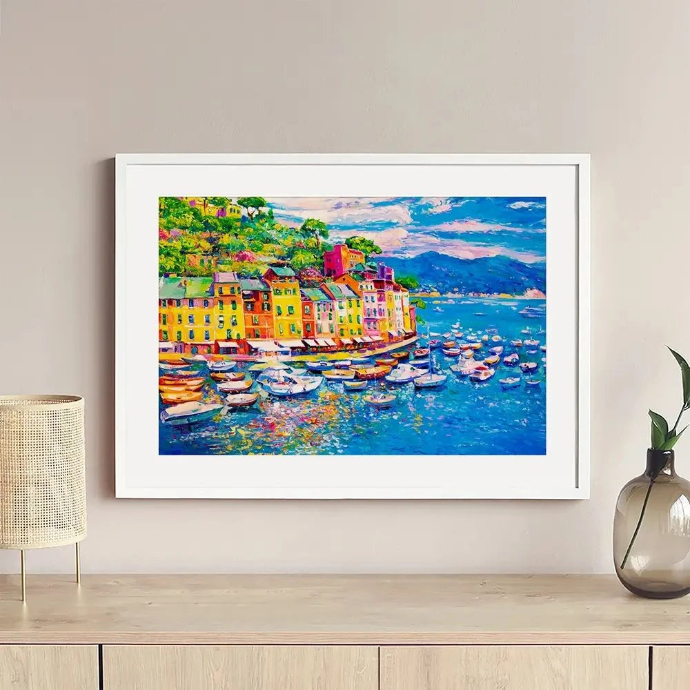 Portofino Framed Art Print Portofino Framed Art Print wall art product Ivailo Nikolov / Shutterstock