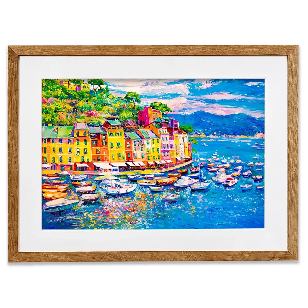 Portofino Framed Art Print Portofino Framed Art Print wall art product Ivailo Nikolov / Shutterstock