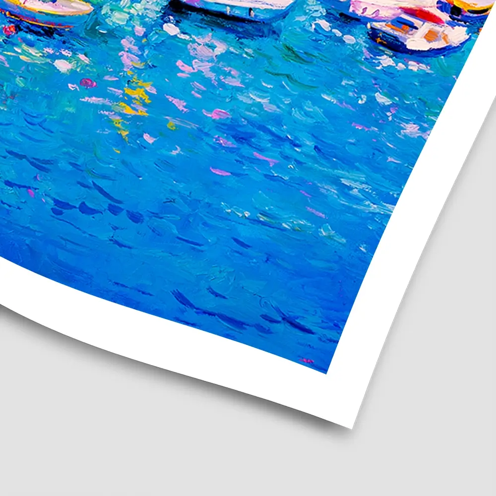 Portofino Square Art Print Portofino Square Art Print wall art product Art Print Shop