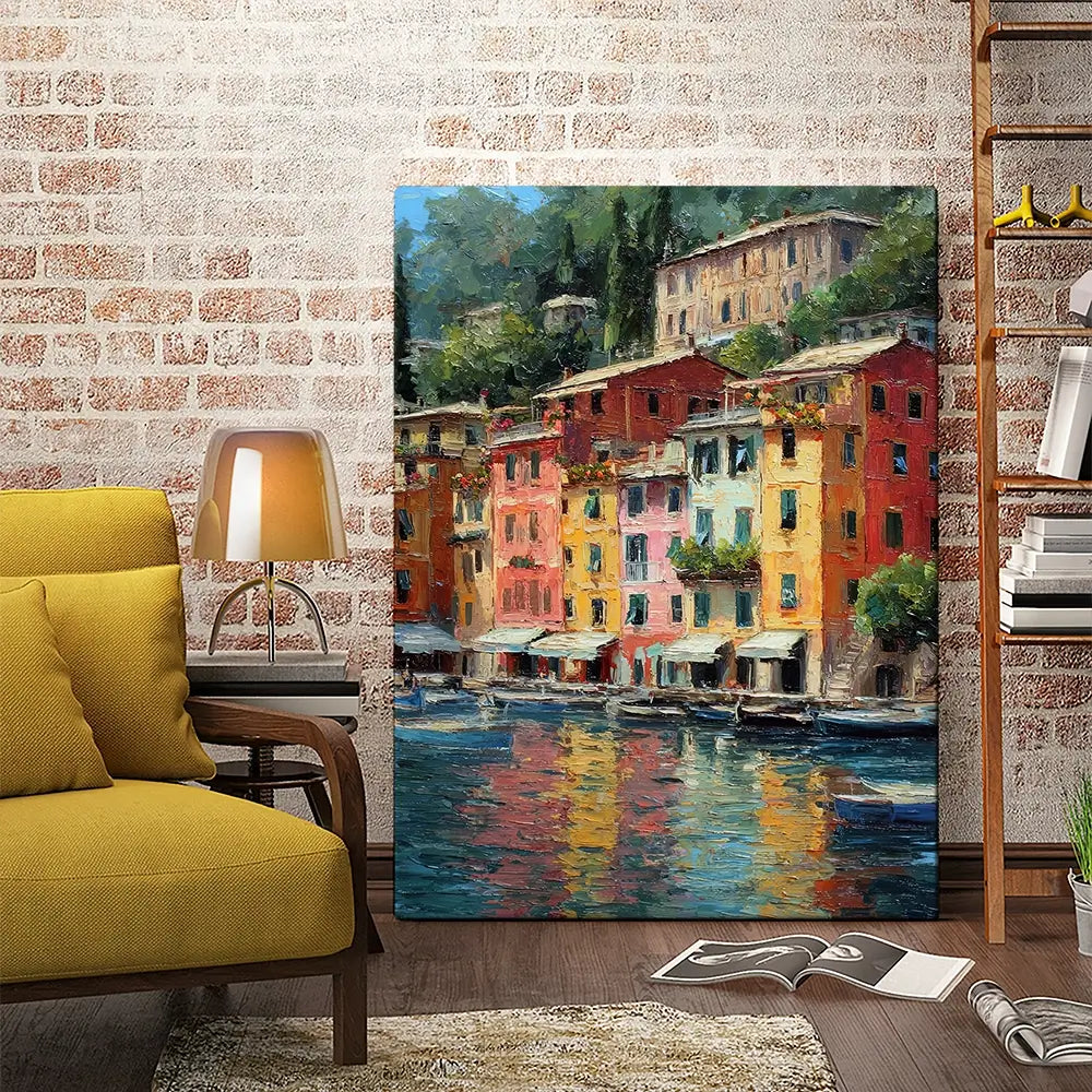 Portofino Summer Canvas Print Portofino Summer Canvas Print wall art product David Alexander Elder