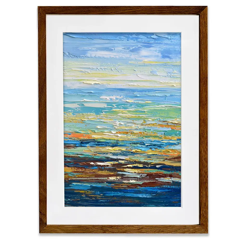 Portrait Of A Seascape Framed Art Print Portrait Of A Seascape Framed Art Print wall art product Olga Tkachyk