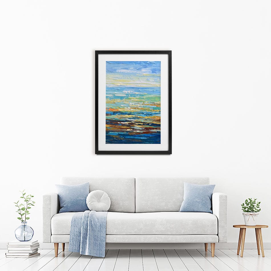 Portrait Of A Seascape Framed Art Print wall art product Olga Tkachyk