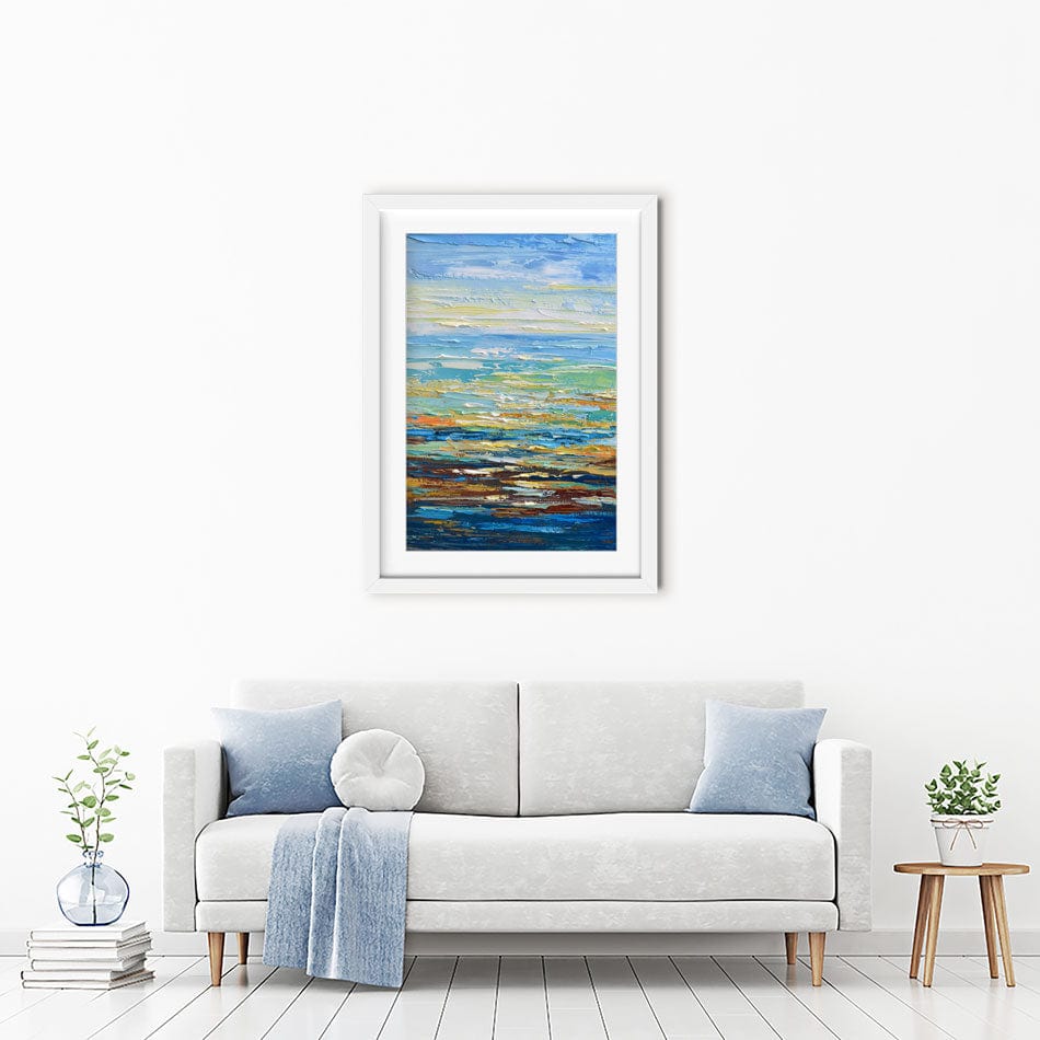 Portrait Of A Seascape Framed Art Print wall art product Olga Tkachyk