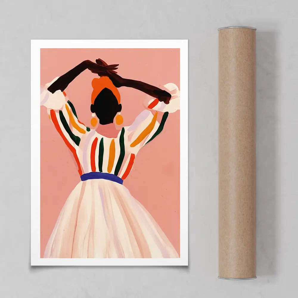 Posing Amita Art Print Posing Amita Art Print wall art product Treechild