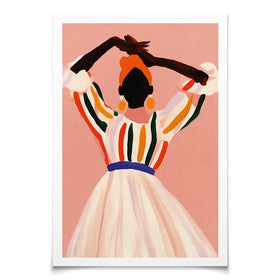 Posing Amita Art Print Posing Amita Art Print wall art product Treechild