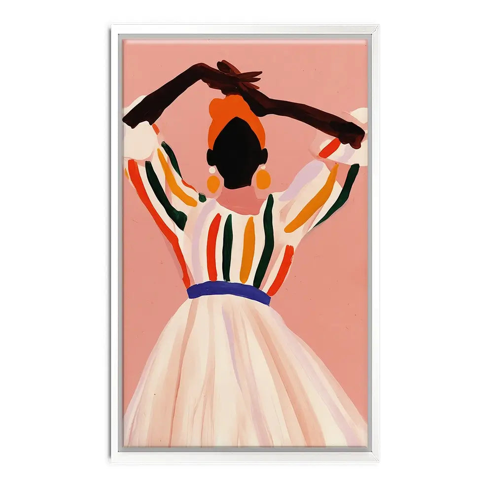 Posing Amita Canvas Print Posing Amita Canvas Print wall art product Treechild