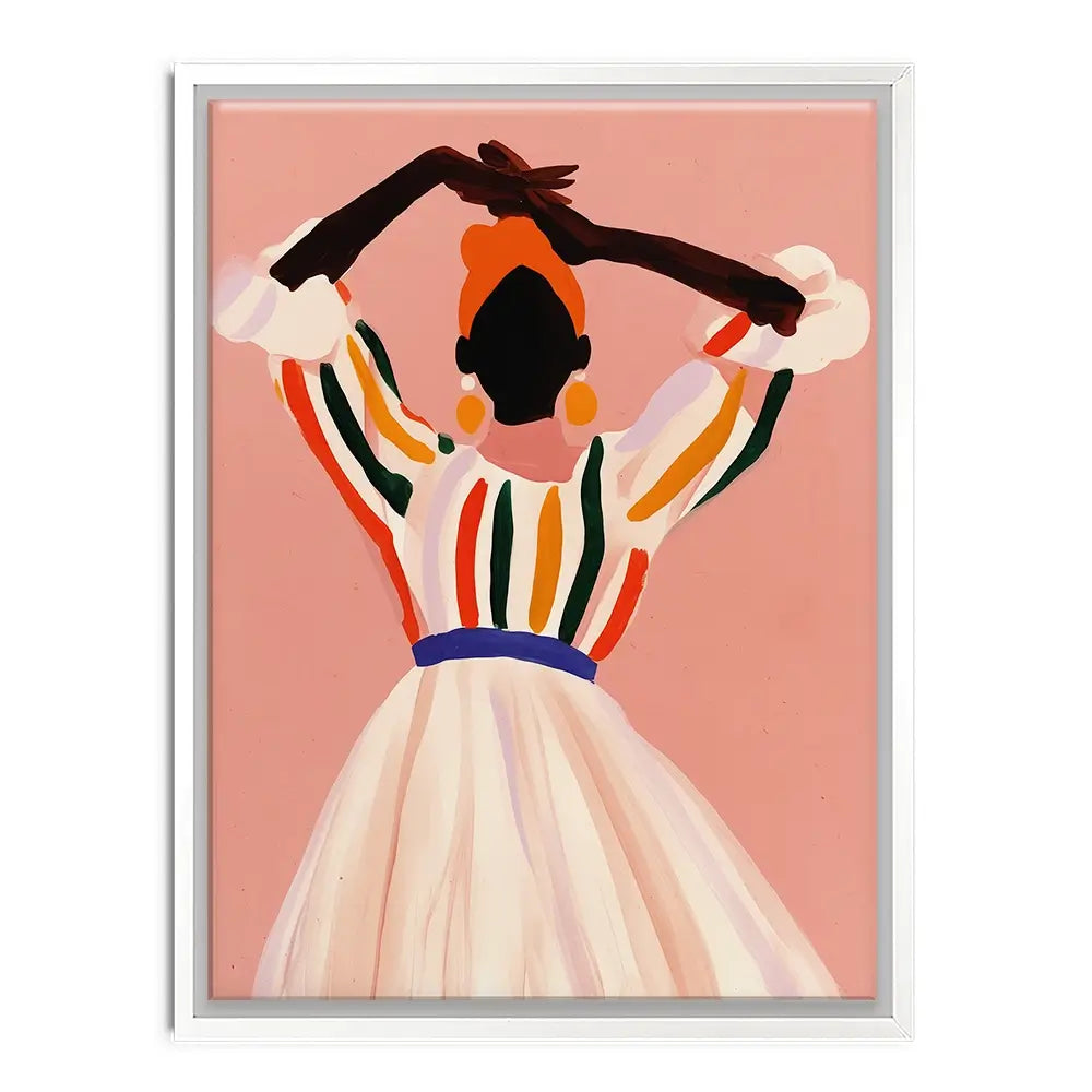 Posing Amita Canvas Print Posing Amita Canvas Print wall art product Treechild