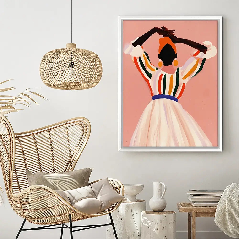 Posing Amita Canvas Print Posing Amita Canvas Print wall art product Treechild