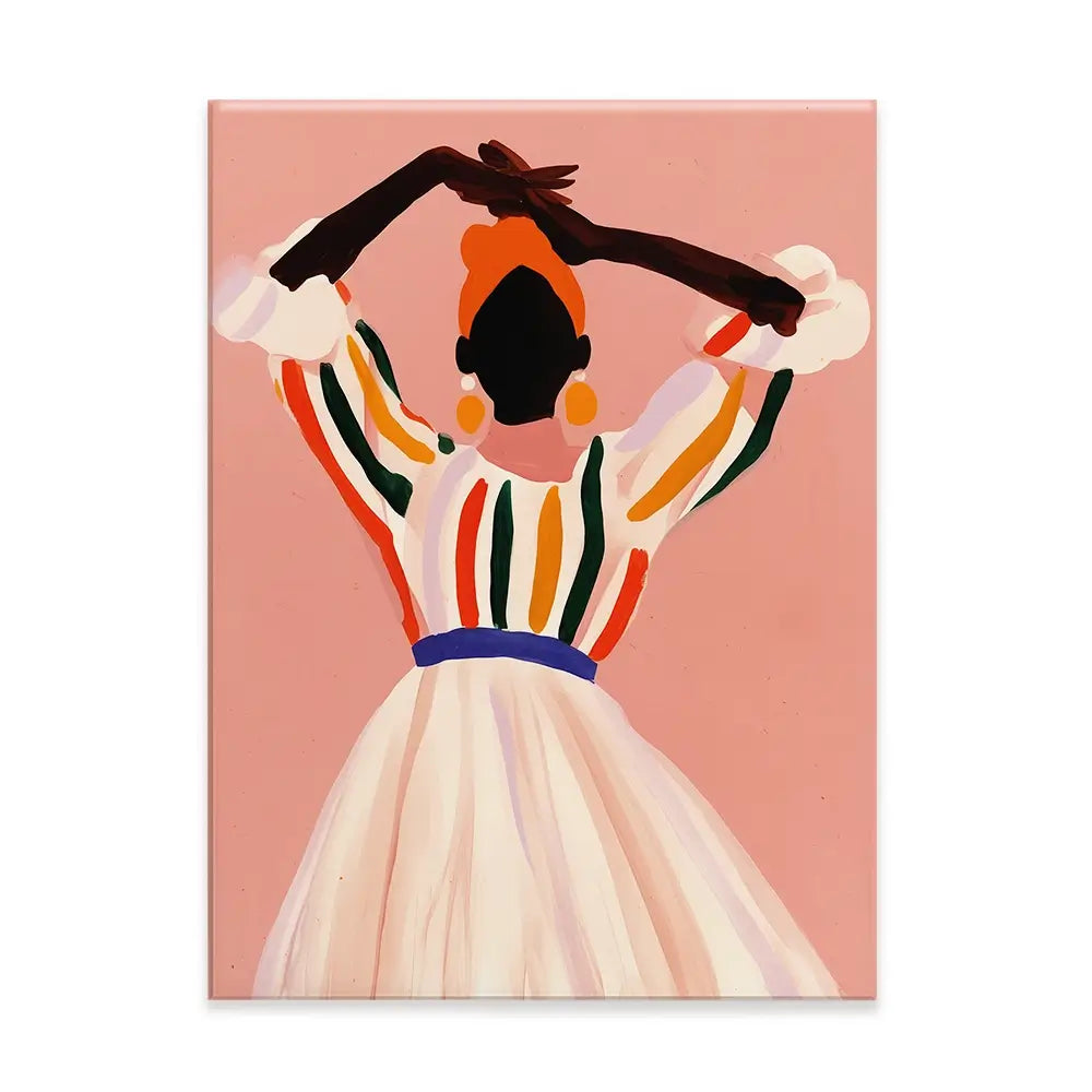 Posing Amita Canvas Print Posing Amita Canvas Print wall art product Treechild