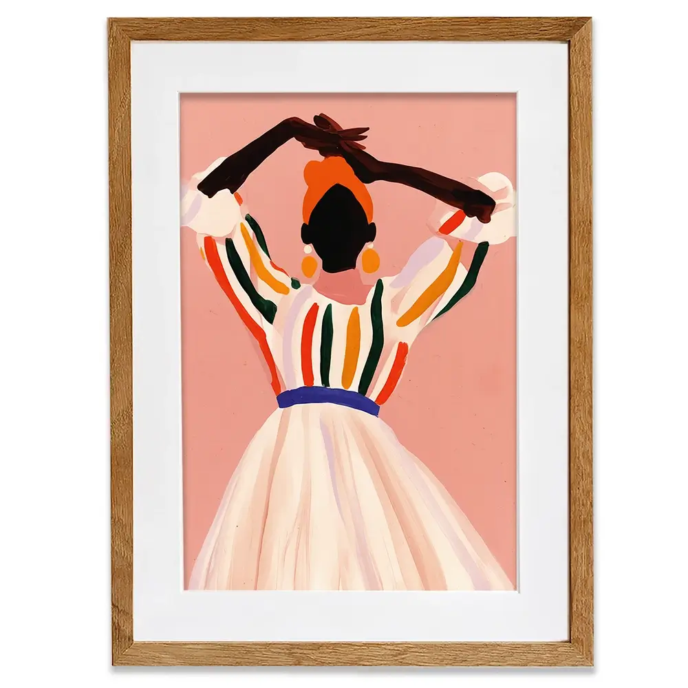 Posing Amita Framed Art Print Posing Amita Framed Art Print wall art product Treechild