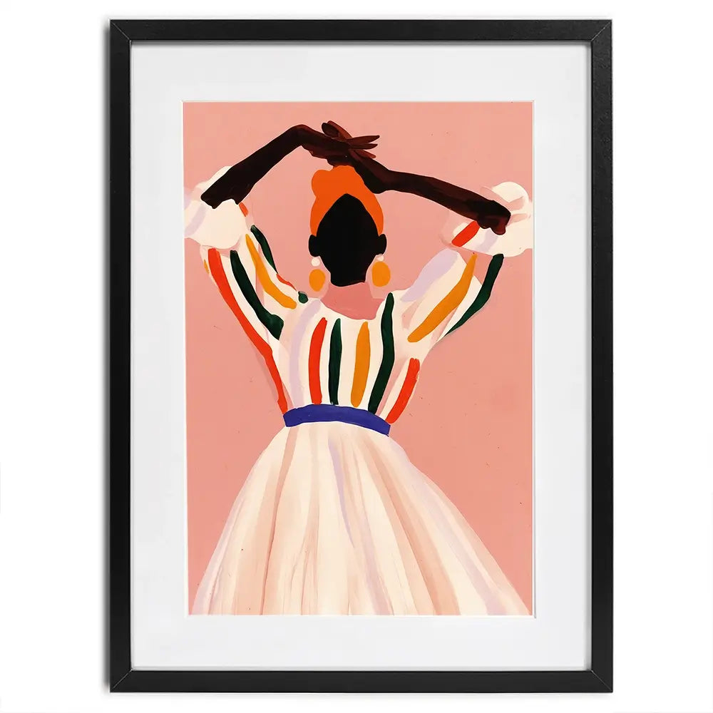 Posing Amita Framed Art Print Posing Amita Framed Art Print wall art product Treechild