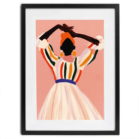 Posing Amita Framed Art Print Posing Amita Framed Art Print wall art product Treechild