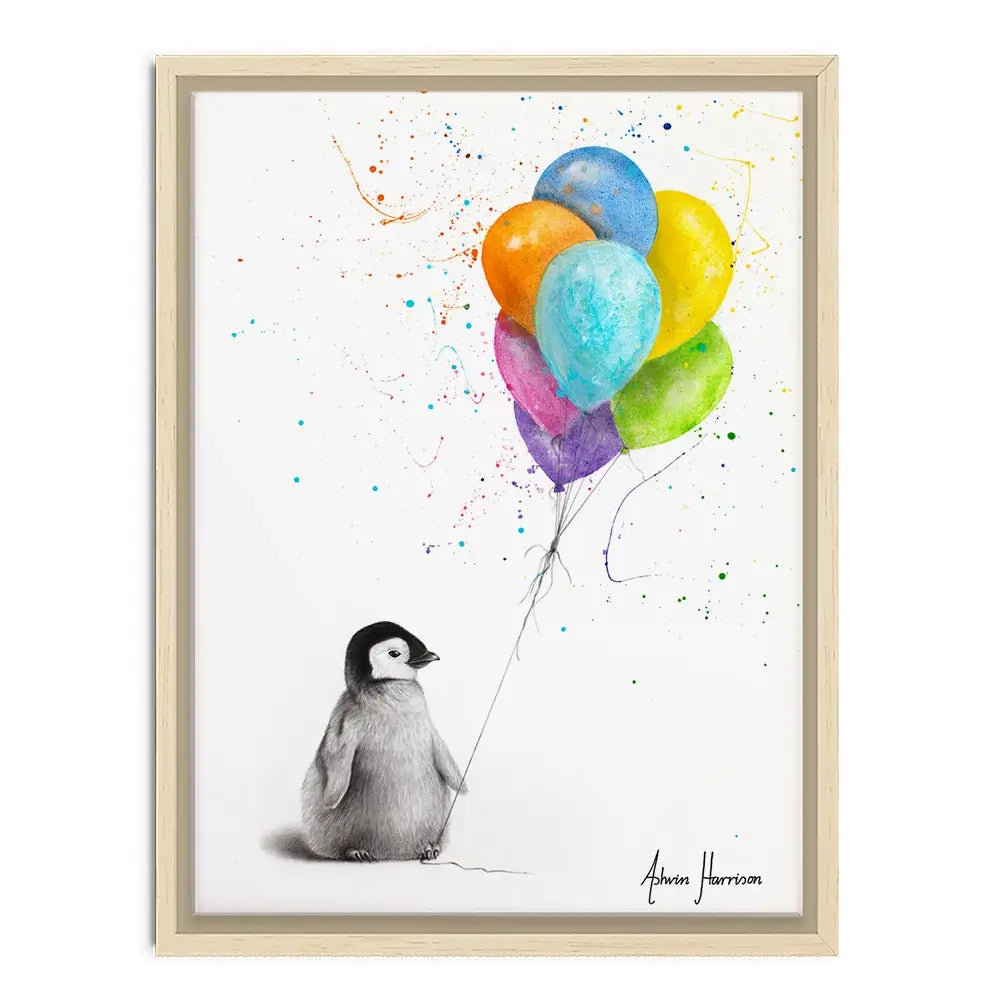 Positive Penguin Canvas Print Positive Penguin Canvas Print wall art product Ashvin Harrison