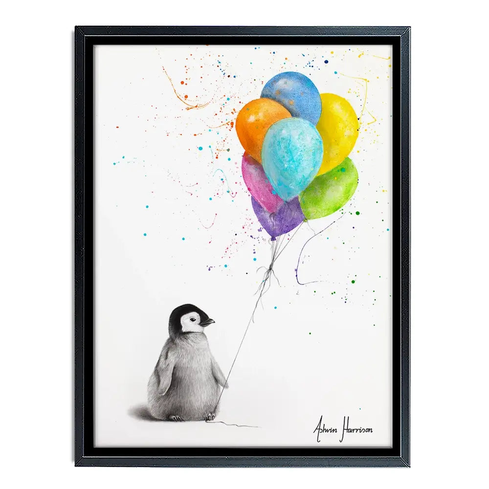 Positive Penguin Canvas Print Positive Penguin Canvas Print wall art product Ashvin Harrison