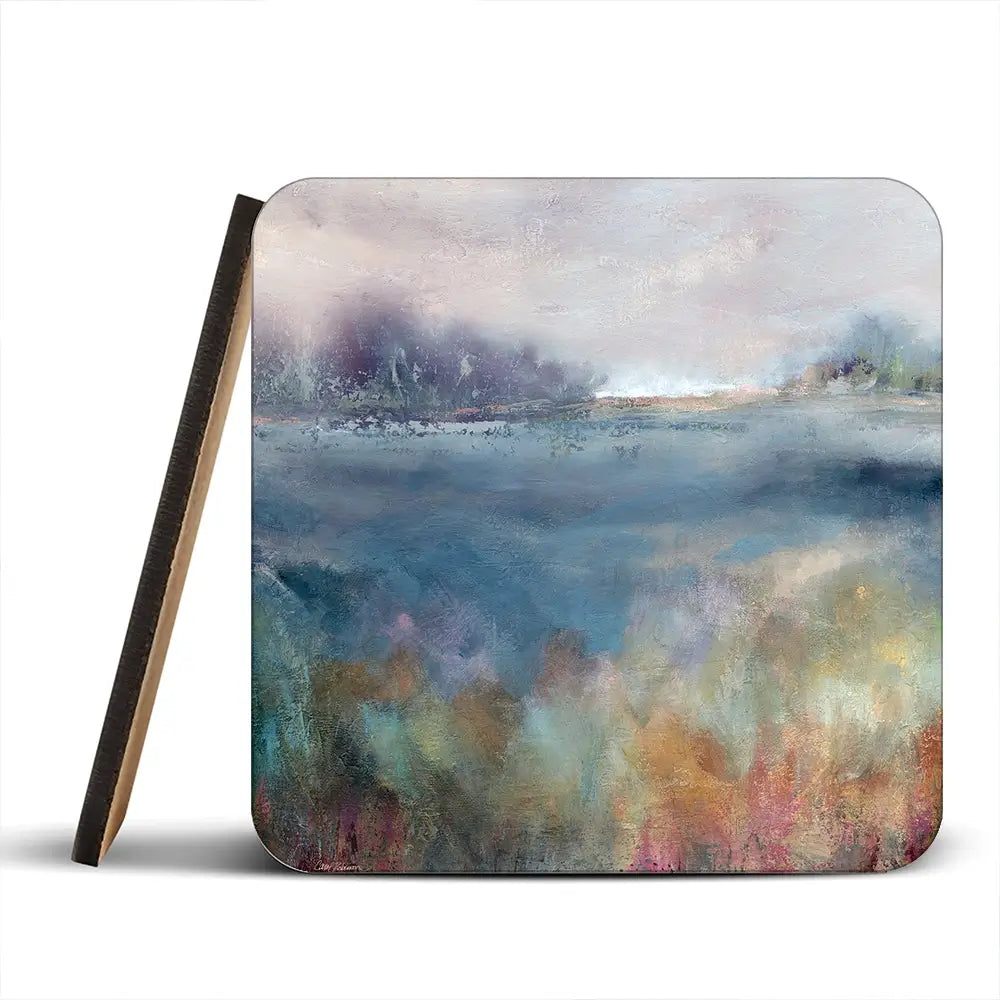 Prairie At Dawn Coaster Set Rainbow Soul Tree Coaster Set | Rainbow Soul Tree Art Coasters wall art product Carol Robinson