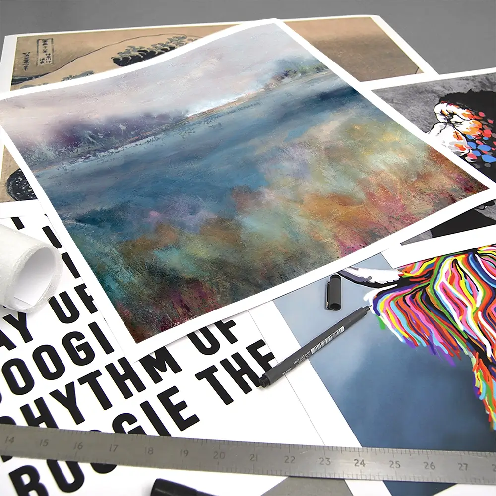 Prairie At Dawn Square Art Print Prairie At Dawn Square Art Print wall art product Carol Robinson