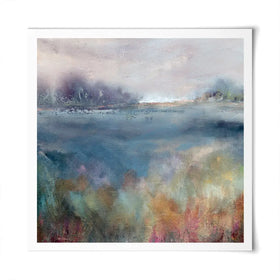Prairie At Dawn Square Art Print Prairie At Dawn Square Art Print wall art product Carol Robinson