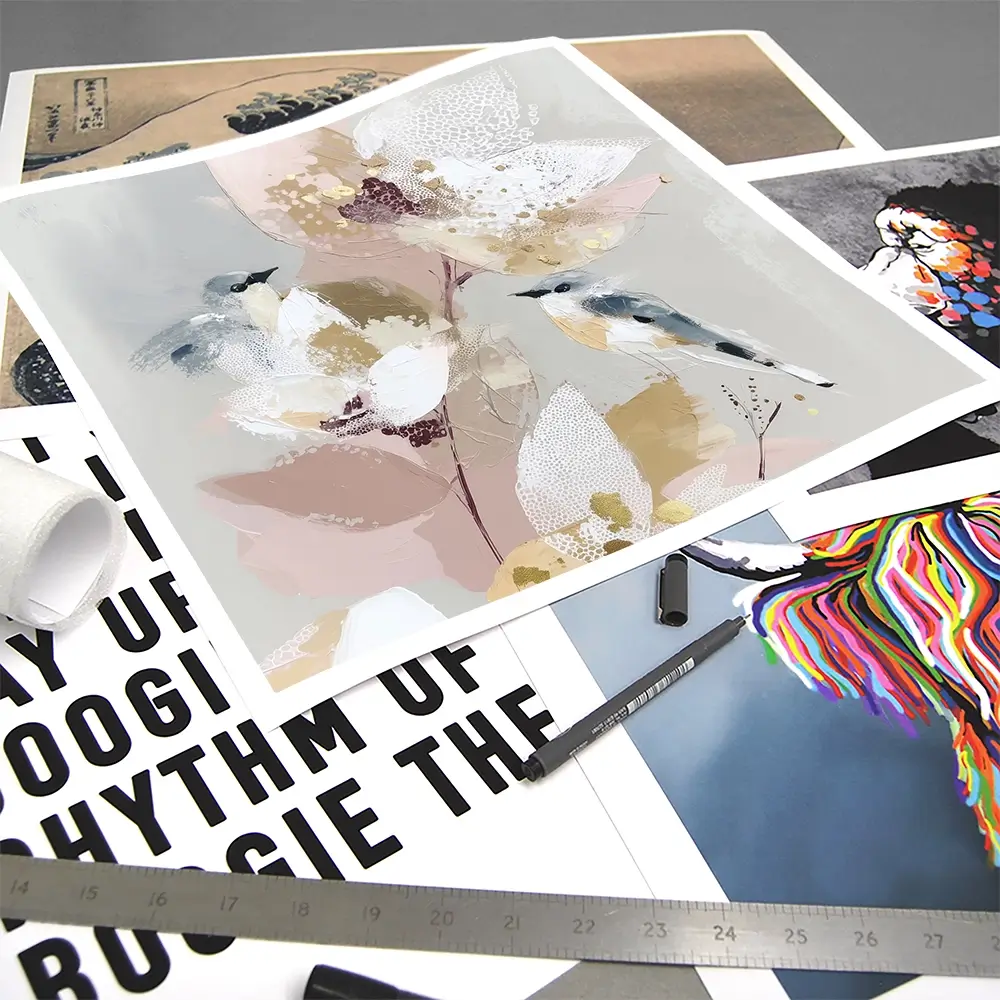 Precious Abstract 1 Square Art Print Precious Abstract 1 Square Art Print wall art product Bella Eve