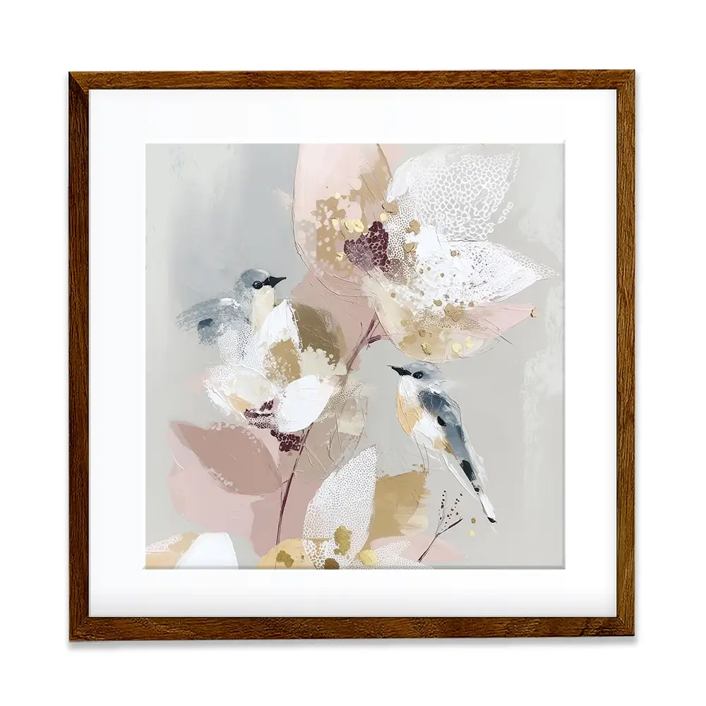 Precious Abstract 1 Square Framed Art Print Precious Abstract 1 Square Framed Art Print wall art product Bella Eve