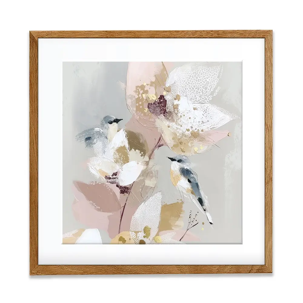 Precious Abstract 1 Square Framed Art Print Precious Abstract 1 Square Framed Art Print wall art product Bella Eve