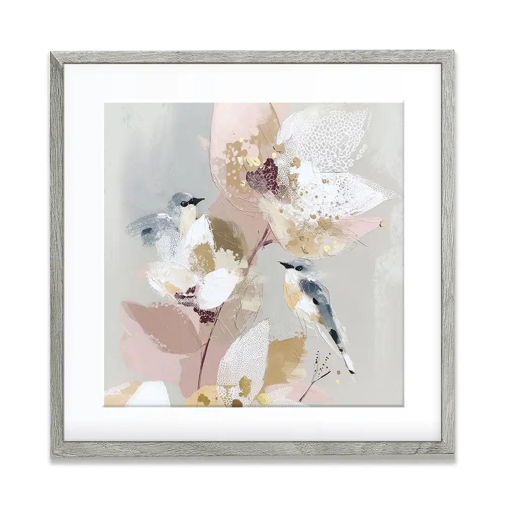 Precious Abstract 1 Square Framed Art Print Precious Abstract 1 Square Framed Art Print wall art product Bella Eve