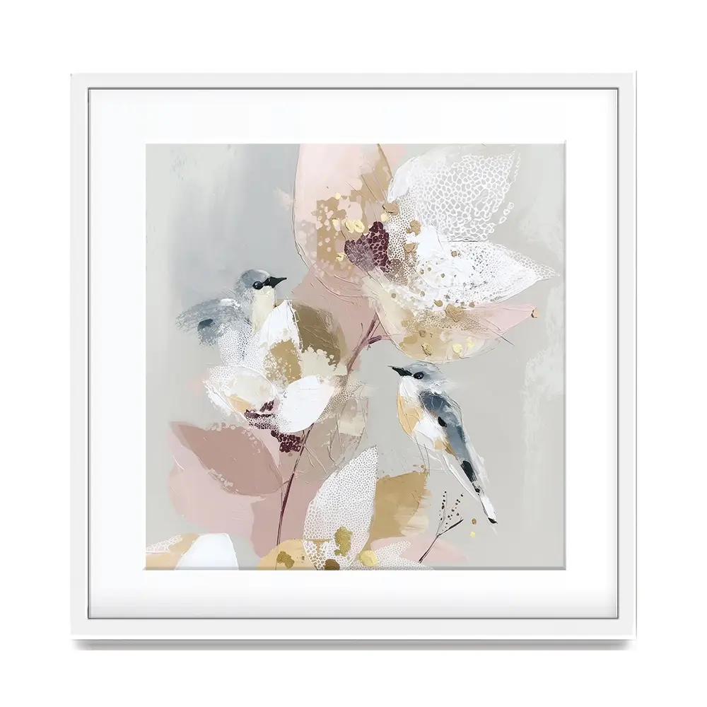 Precious Abstract 1 Square Framed Art Print Precious Abstract 1 Square Framed Art Print wall art product Bella Eve