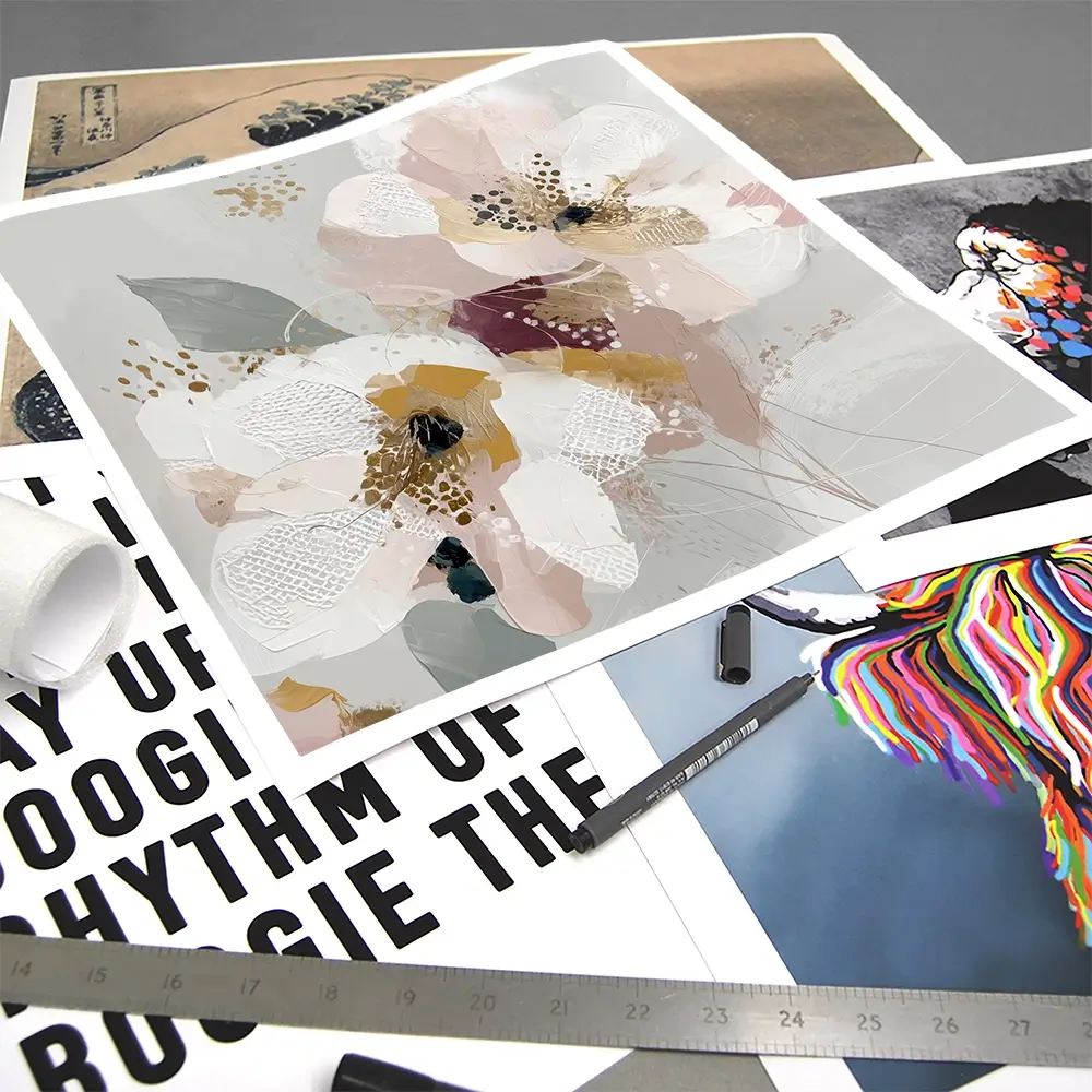 Precious Abstract 2 Square Art Print Precious Abstract 2 Square Art Print wall art product Bella Eve