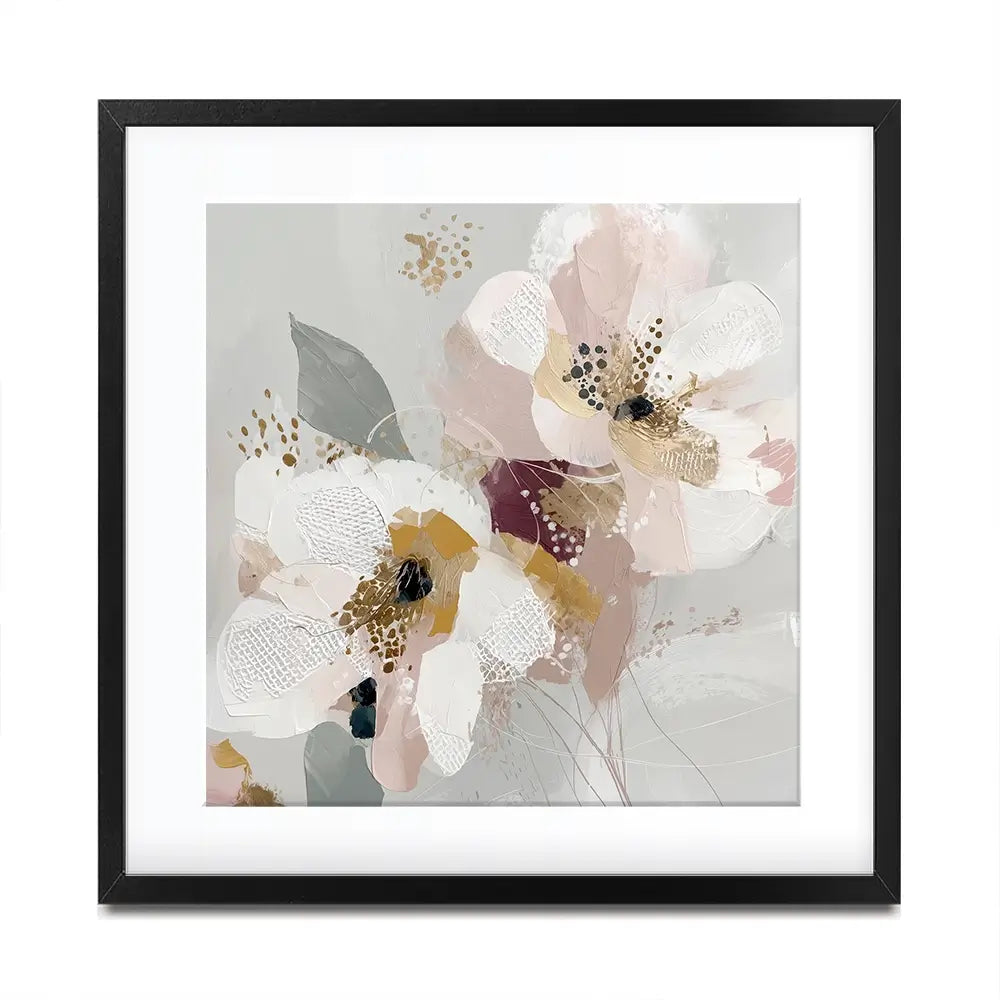 Precious Abstract 2 Square Framed Art Print Precious Abstract 2 Square Framed Art Print wall art product Bella Eve