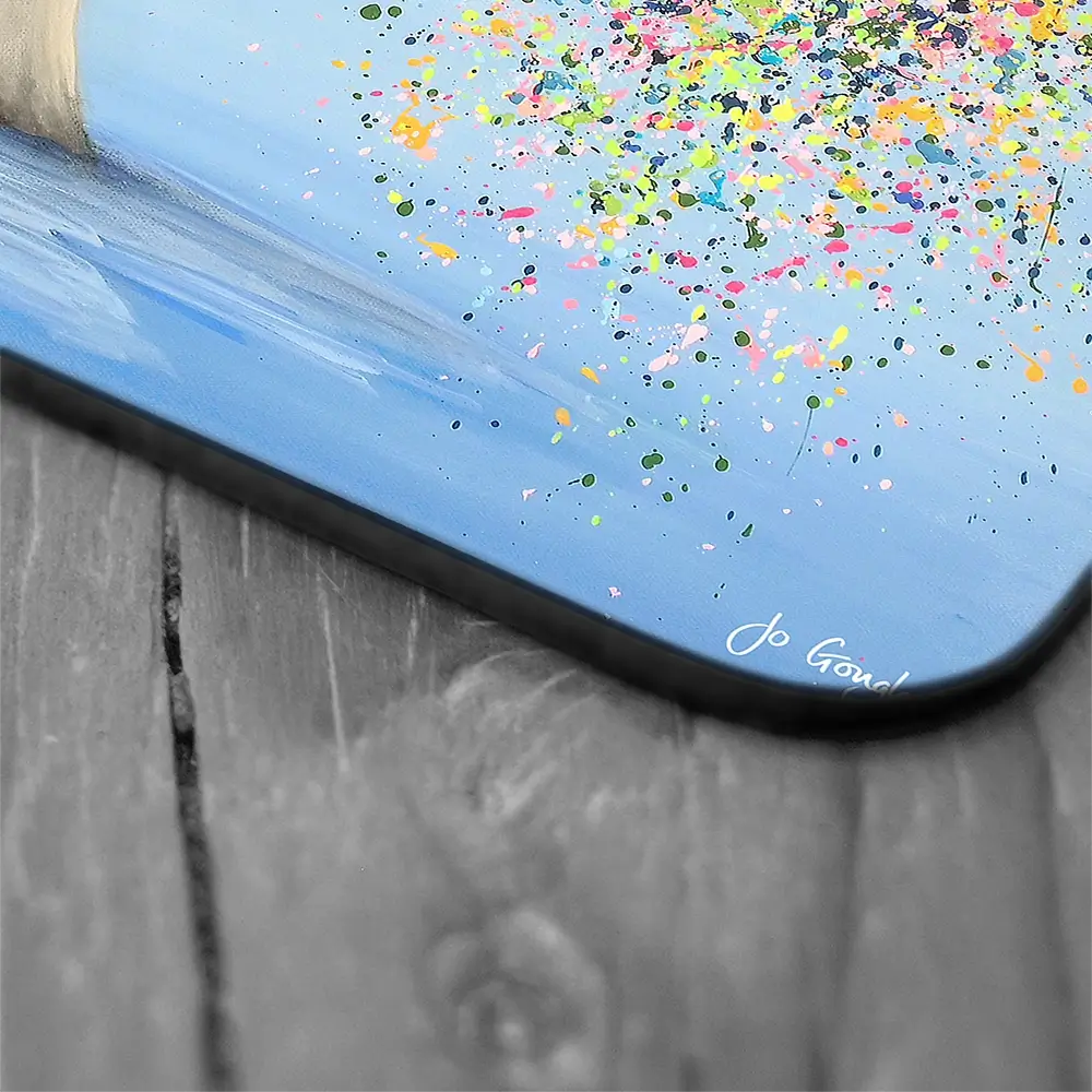 Precious Love Coaster Set Rainbow Soul Tree Coaster Set | Rainbow Soul Tree Art Coasters wall art product Jo Gough