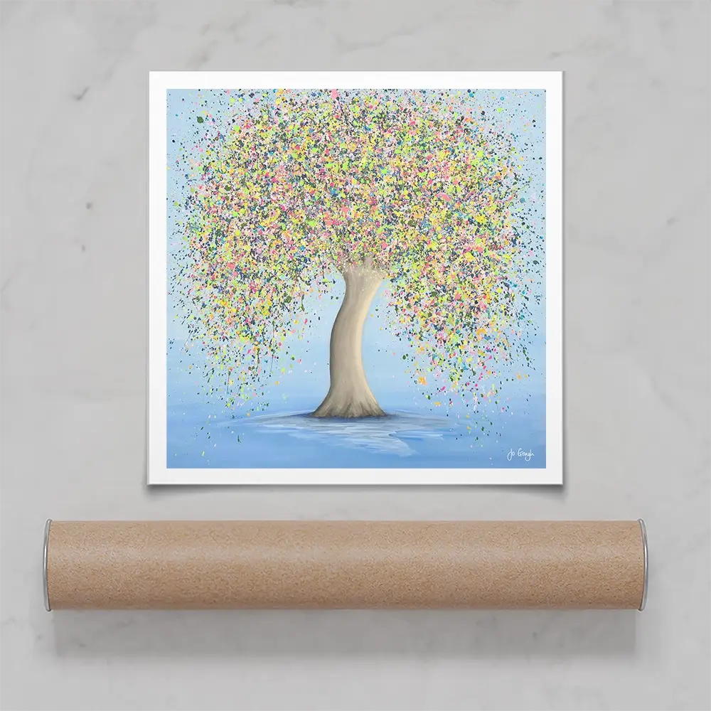 Precious Love Square Art Print Precious Love Square Art Print wall art product Jo Gough