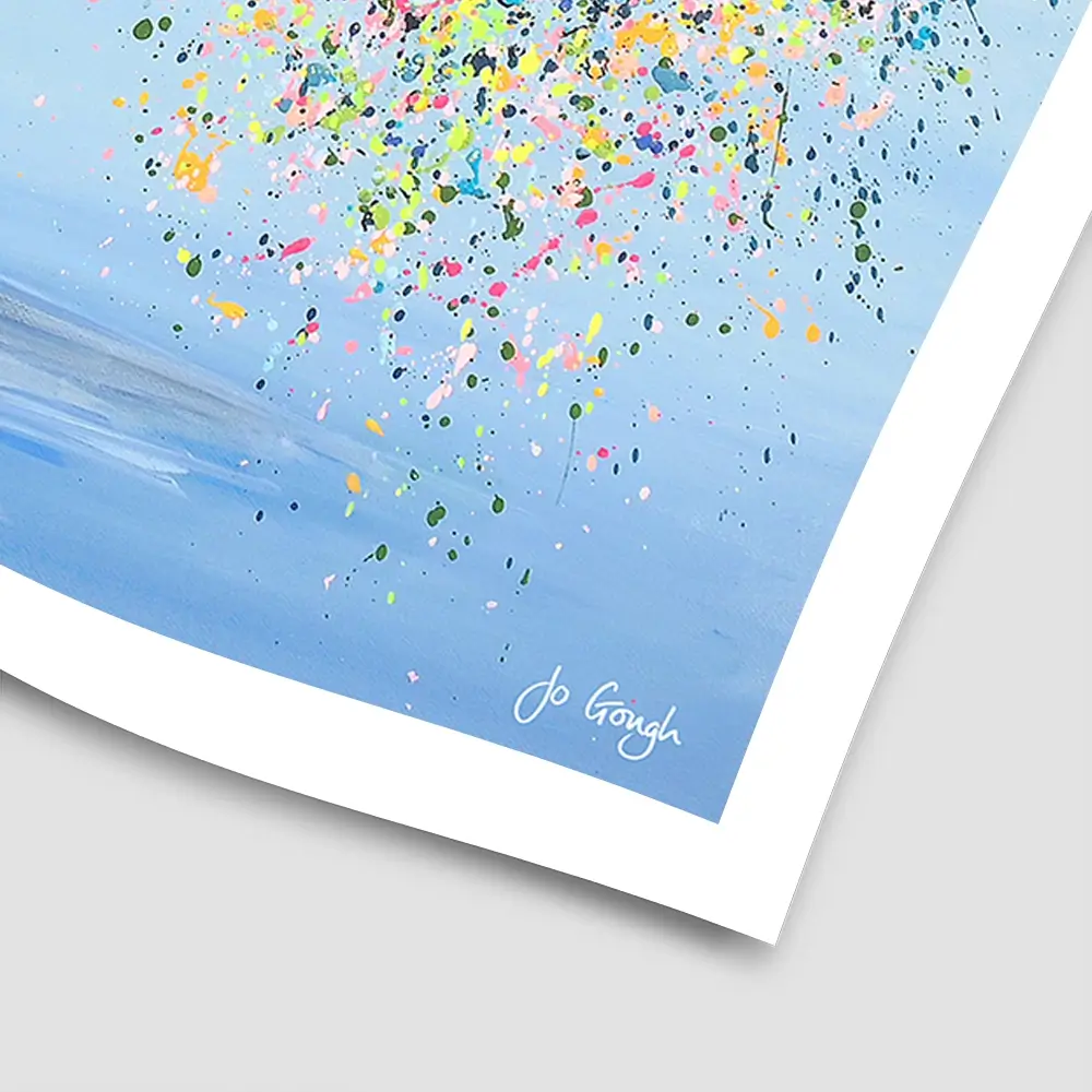 Precious Love Square Art Print Precious Love Square Art Print wall art product Jo Gough