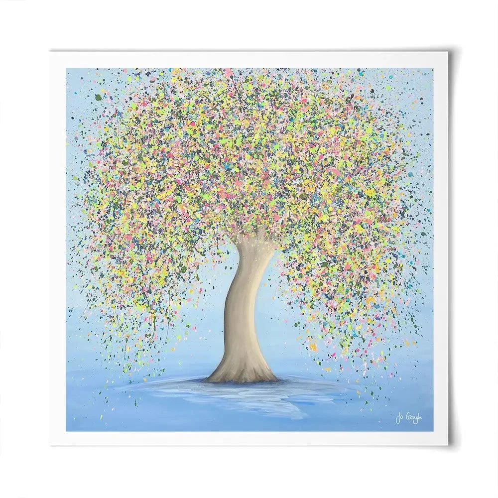 Precious Love Square Art Print Precious Love Square Art Print wall art product Jo Gough