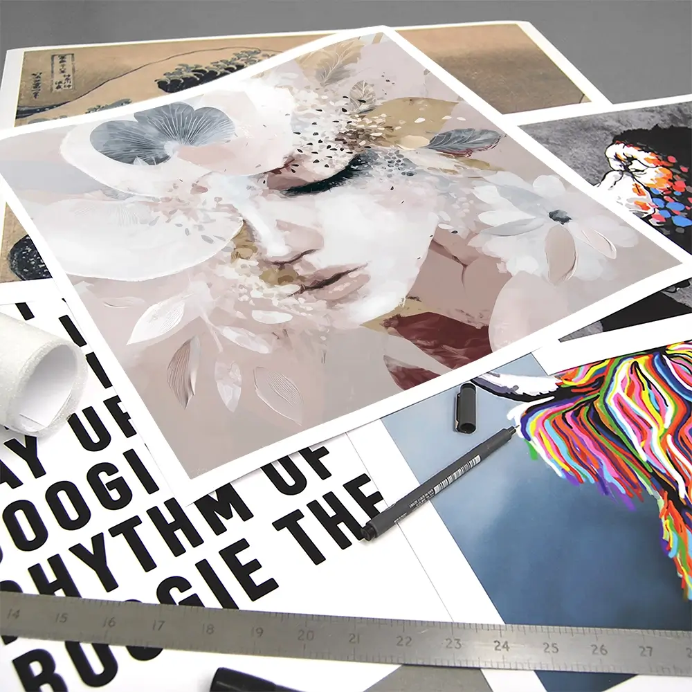 Precious Square Art Print Precious Square Art Print wall art product Bella Eve