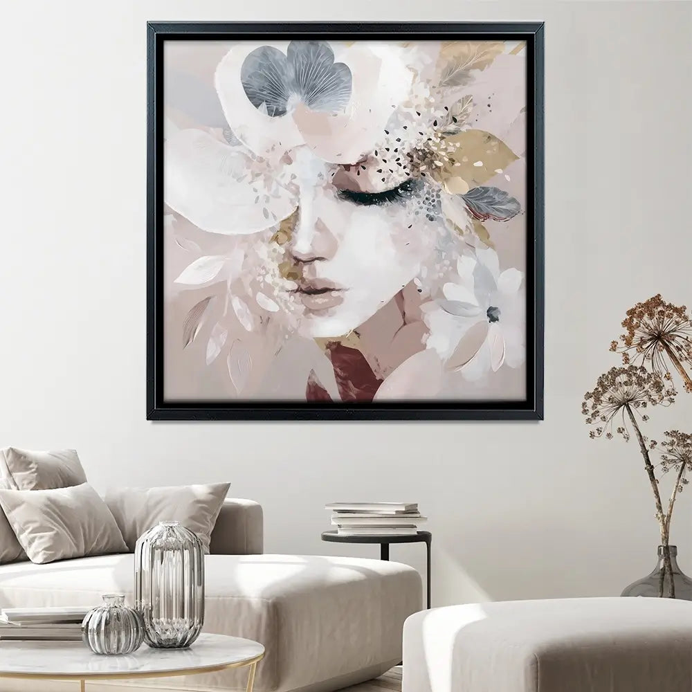 Precious Square Canvas Print Precious Square Canvas Print wall art product Bella Eve
