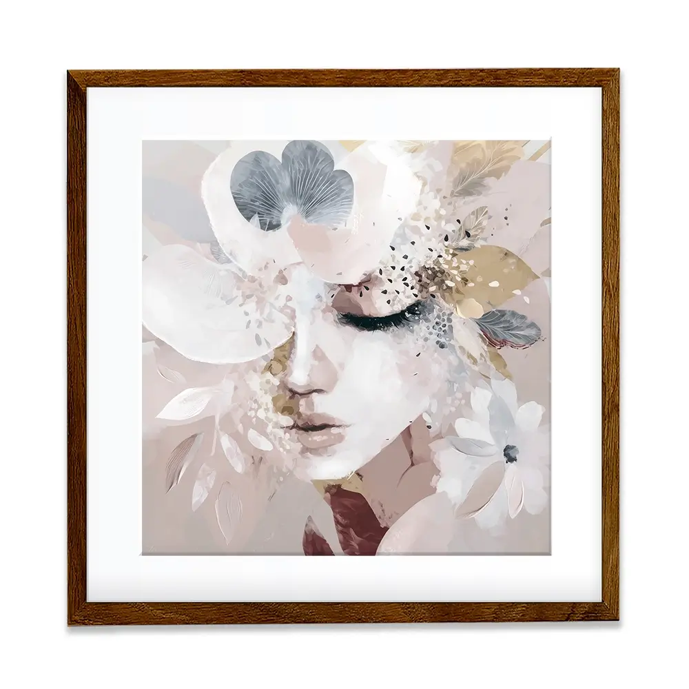 Precious Square Framed Art Print Precious Square Framed Art Print wall art product Bella Eve