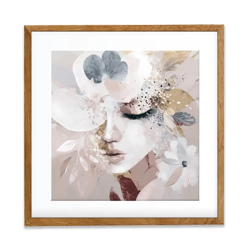 Precious Square Framed Art Print Precious Square Framed Art Print wall art product Bella Eve