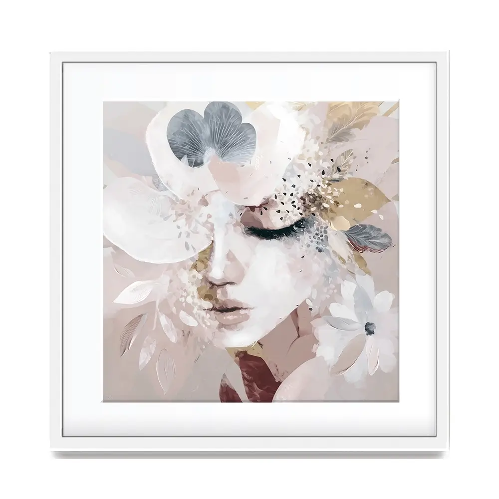 Precious Square Framed Art Print Precious Square Framed Art Print wall art product Bella Eve