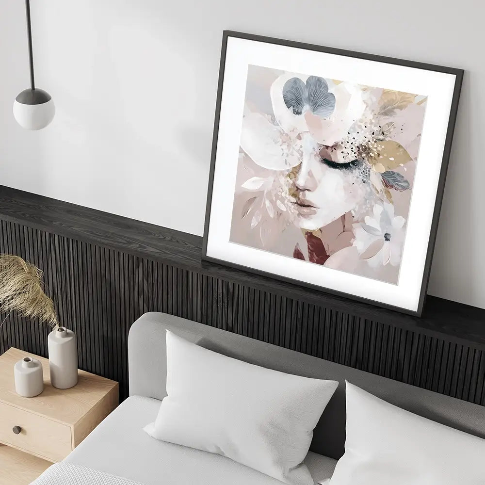 Precious Square Framed Art Print Precious Square Framed Art Print wall art product Bella Eve