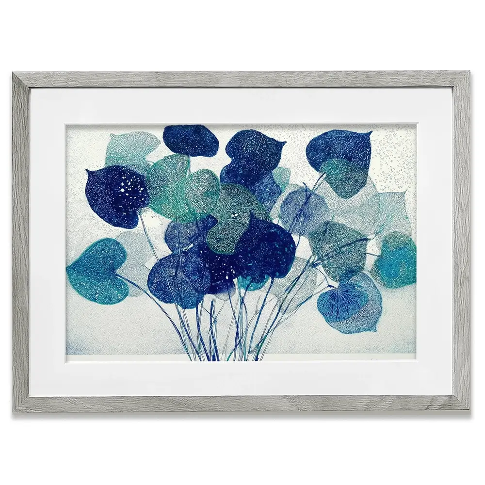 Pressed Leaf Bouquet Framed Art Print Pressed Leaf Bouquet Framed Art Print wall art product Chromatic Storm Studio